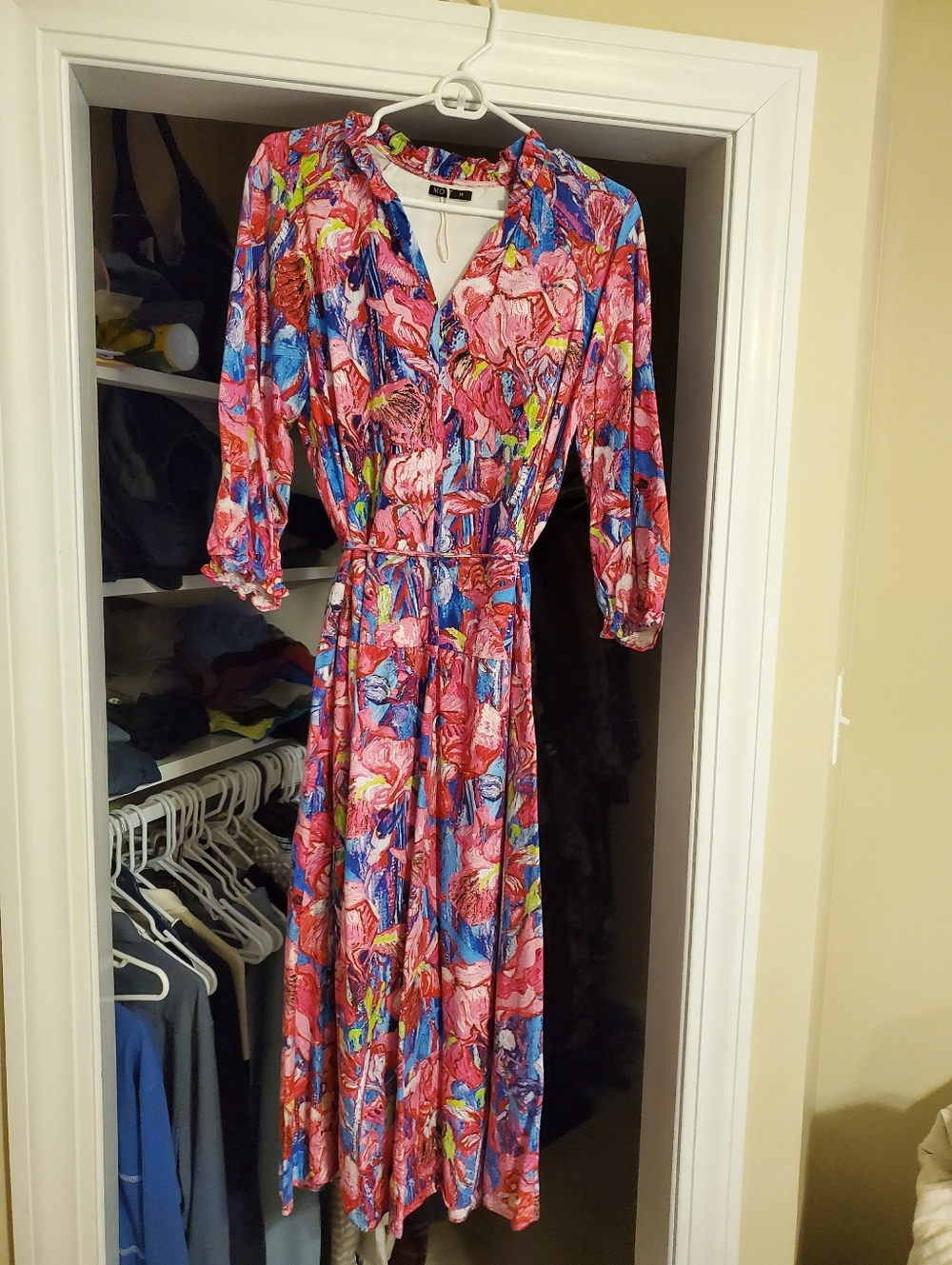 Iris Floral Print Dress